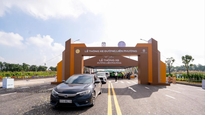 Thông xe kỹ thuật đường Liên Phường nối đại lộ Mai Chí Thọ